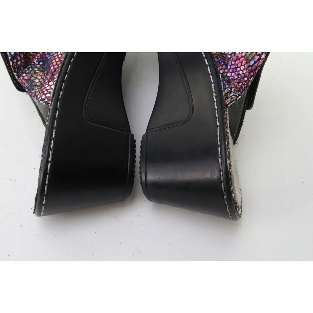 Alegria Lotti Sandals Shoes Multi Color Az 38 8-8.5 - Picture 10 of 16